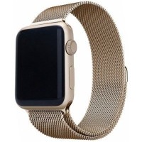 Сменный браслет для Apple Watch 42-44mm Milano №28 бронзовый