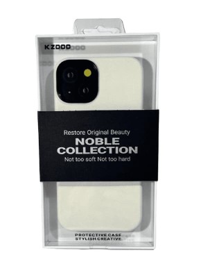 Накладка для i-Phone 15 K-Doo Noble кожаная белый Накладка для i-Phone 15 K-Doo Noble кожаная белый