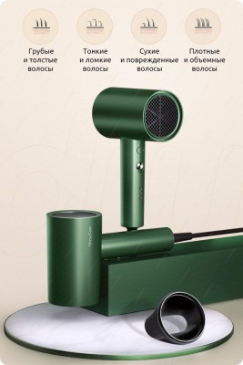 Фен для Волос Xiaomi Showsee Hair Dryer A5-R/A5-G зеленый Фен для Волос Xiaomi Showsee Hair Dryer A5-R/A5-G зеленый