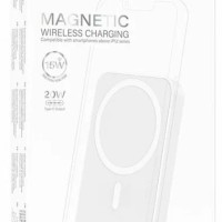 Powerbank с беспроводной зарядкой MagSafe Borofone BJ25 8000mAh Type-C белый