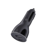 Автомобильное зар. устр. Xiaomi ZMI Metal Car Charger 1USB+1Type-C 45W (AP721)