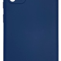 Накладка для Samsung Galaxy S20 plus Silicone cover темно-синяя