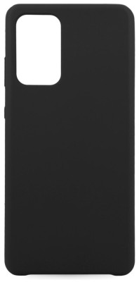 Накладка для Samsung Galaxy A72 Silicone cover черная Накладка для Samsung Galaxy A72 Silicone cover черная