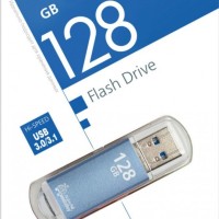 3.0 USB флеш накопитель Smartbuy 128GB V-Cut Blue (SB128GBVC-B3)