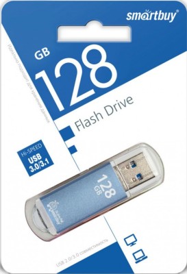3.0 USB флеш накопитель Smartbuy 128GB V-Cut Blue (SB128GBVC-B3) 3.0 USB флеш накопитель Smartbuy 128GB V-Cut Blue (SB128GBVC-B3)
