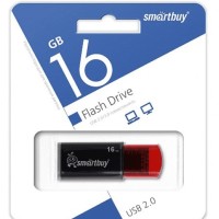 USB флеш накопитель Smartbuy 16GB Click Black (SB16GBCl-K)
