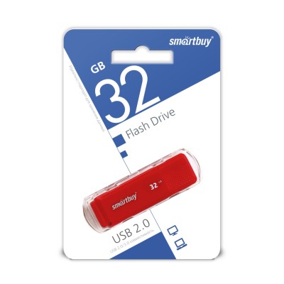 USB флеш накопитель Smartbuy 32GB Dock Red (SB32GBDK-R) USB флеш накопитель Smartbuy 32GB Dock Red (SB32GBDK-R)