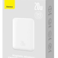 Powerbank с беспроводной зарядкой Baseus Magnetic Mini Wireless 6000mAh 20W (PPCX100502) белый