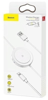 Беспроводное зарядное устройство Baseus iP Cable Wireless Charger WXCA-02 белый Беспроводное зарядное устройство Baseus iP Cable Wireless Charger WXCA-02 белый