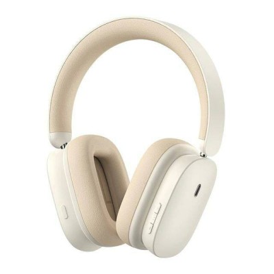 Наушники Bluetooth полноразмерные Baseus H1 Bowie BT5.2/400mAh/40ч NGTW230002 белые Наушники Bluetooth полноразмерные Baseus H1 Bowie BT5.2/400mAh/40ч NGTW230002 белые
