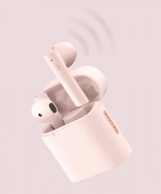 Беспроводные наушники TWS Haylou MoriPods BT5.2/35mAh (310mAh)/3ч розовые Беспроводные наушники TWS Haylou MoriPods BT5.2/35mAh (310mAh)/3ч розовые