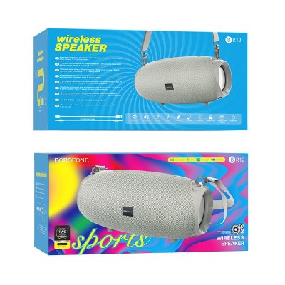 Bluetooth колонка Borofone BR12 Amplio sports TWS V5.0 серый Bluetooth колонка Borofone BR12 Amplio sports TWS V5.0 серый
