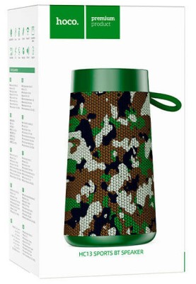 Bluetooth колонка Hoco HC13 BT5.0/2400mAh/4ч/10Вт/TF/FM/USB/AUX комуфляж Bluetooth колонка Hoco HC13 BT5.0/2400mAh/4ч/10Вт/TF/FM/USB/AUX комуфляж