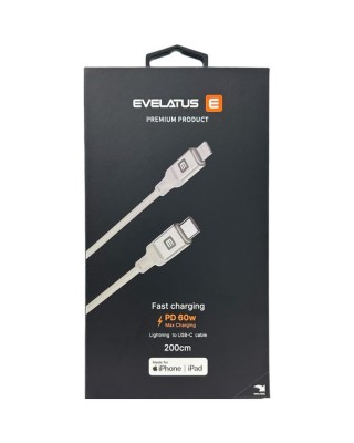 Usb Кабель-зарядка Type-C на Lightning Evelatus 60W 2м в тканевой оплетке белый Usb Кабель-зарядка Type-C на Lightning Evelatus 60W 2м. Прочный качественный оплетенный нейлоном кабель для передачи данных и зарядки с организатором кабелей - эта серия отличается прочным материалом кабеля и совместимостью с последними микросхемами, которые одновременно очень прочны и приятны в использовании за счет технологии силикона и резины. В этой серии кабелей используются высококачественные металлические разъемы, гарантирующие более длительное и надежное использование благодаря технологии оплетенного нейлона. Серия кабелей Evelatus TPC06 поддерживает быструю зарядку и кабели с высокой мощностью. Кабели Evelatus TPC06 поддерживают скорость передачи данных до 480 Мбит/с.
Материал кабеля: Плетеный нейлон
Материал разъемов: Металл - Цинк
Цвет: белый
Длина: 2 м