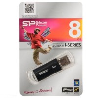 USB флеш накопитель Silicon Power 8GB Ultima II - I Series Black