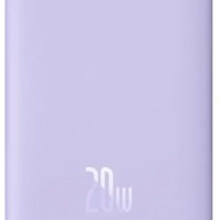 Powerbank с беспроводной зарядкой Baseus Magnetic Wireless 10000mAh 20W (PPCX070005) сиреневый