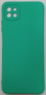 Накладка для Samsung Galaxy A22S силикон матовый зелёный Накладка для Samsung Galaxy A22S силикон матовый зелёный