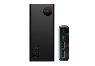 Powerbank Baseus Adaman 30000mAh 2USB 22,5W (PPIMDA-C0A) черный Powerbank Baseus Adaman 30000mAh 2USB 22,5W (PPIMDA-C0A) черный