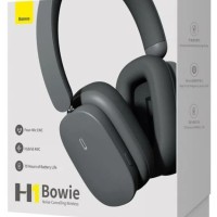 Наушники Bluetooth полноразмерные Baseus H1 Bowie BT5.2/400mAh/40ч NGTW230013 черные