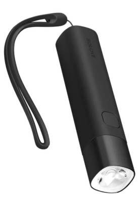 Портативный фонарик + Powerbank 3000mAh Xiaomi Solove X3S черный Портативный фонарик + Powerbank 3000mAh Xiaomi Solove X3S черный