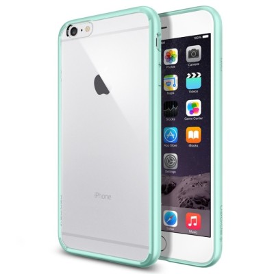 Чехол Spigen для i-Phone 6 Plus Ultra Hybrid, мятный (PET) (SGP11052) Чехол Spigen для i-Phone 6 Plus Ultra Hybrid, мятный (PET) (SGP11052)