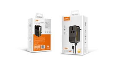 Сетевое зар. устр. LDNIO SC1205 1 универс. розетка EU/UK/US 2USB QC3.0 черное Сетевое зар. устр. LDNIO SC1205 1 универс. розетка EU/UK/US 2USB QC3.0 черное