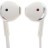 Наушники с микрофоном JBL T205 1.2м белые
