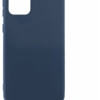 Накладка для Samsung Galaxy A52 Silicone cover без логотипа темно-синяя