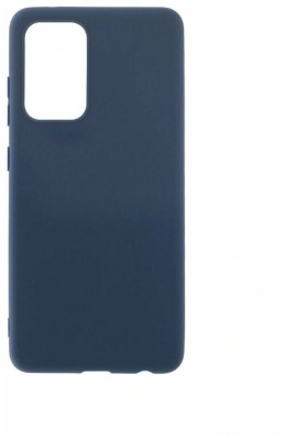 Накладка для Samsung Galaxy A52 Silicone cover без логотипа темно-синяя Накладка для Samsung Galaxy A52 Silicone cover без логотипа темно-синяя