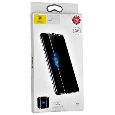 Защитное стекло Baseus для i-Phone X 2D SGAPIPHX-TG02 Анти-шпион Защитное стекло Baseus для i-Phone X 2D SGAPIPHX-TG02 Анти-шпион