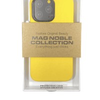 Накладка для i-Phone 13 Pro K-Doo Mag Noble кожаная желтая