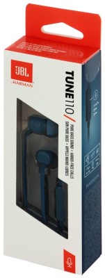 Наушники с микрофоном JBL T110 1.2м синие Наушники с микрофоном JBL T110 1.2м синие