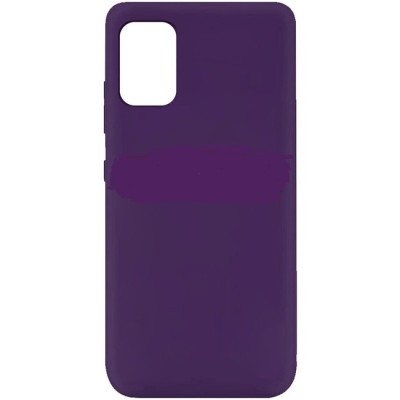 Накладка для Samsung Galaxy A72 Silicone cover фиолетовая Накладка для Samsung Galaxy A72 Silicone cover фиолетовая