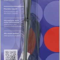 Микрофон настольный для компьютера Defender Mic-115 длина провода 1.7м черный