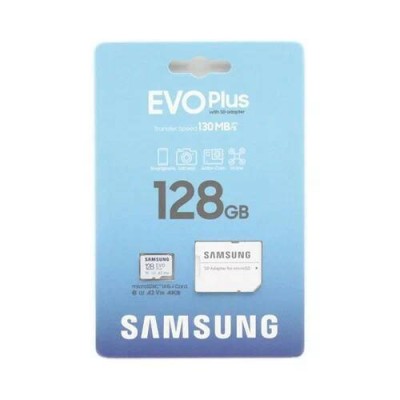micro SDHC карта памяти Samsung EvoPlus 128GB Class10 с адаптером micro SDHC карта памяти Samsung EvoPlus 128GB Class10 с адаптером