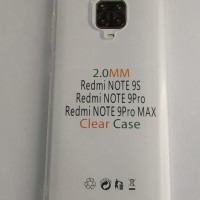 Чехол-накладка силикон 2.0мм Xiaomi Redmi Note 9Pro/9S/9pro Max прозрачный