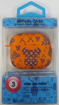 Силиконовый светящийся в темноте чехол для AirPods 3 Luxo Kaws рисунок №32 Силиконовый светящийся в темноте чехол для AirPods 3 Luxo Kaws рисунок №32