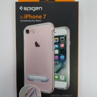 Чехол Spigen для i-Phone 7 Crystal Hybrid, розовое золото (042CS20461)