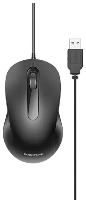 Мышь проводная Borofone BG4 черный Мышь проводная Borofone BG4 черный