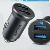 Автомобильный блок для зарядки телефона Anker A2727 24W 2USB черное