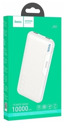 Powerbank Hoco J82 10000mAh 2USB 2A с индикатором белый Powerbank Hoco J82 10000mAh 2USB 2A с индикатором белый