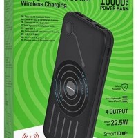 Powerbank с беспроводной зарядкой Borofone BJ7 10000mAh 2USB черный