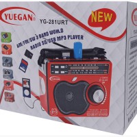 Портативный радиоприемник Yuegan YG-281URT красный