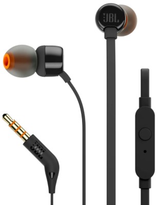 Наушники с микрофоном JBL T110 1.2м черные Наушники с микрофоном JBL T110 1.2м черные