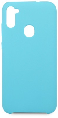 Накладка для Samsung Galaxy A11 Silicone cover голубая Накладка для Samsung Galaxy A11 Silicone cover голубая