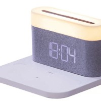 Ночник с часами Xiaomi Youpin VFZ для беспроводной зарядки C-WCLL-C01 White