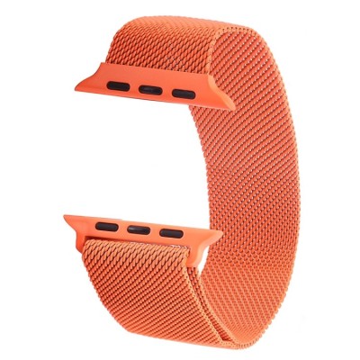 Сменный браслет для Apple Watch 38-40mm Milano №19 оранжевый Сменный браслет для Apple Watch 38-40mm Milano №19 оранжевый