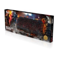 Клавиатура проводная с подсветкой игровая Smartbuy RUSH 715 USB черная (SBK-715G-K)