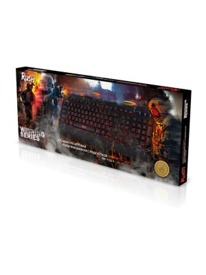 Клавиатура проводная с подсветкой игровая Smartbuy RUSH 715 USB черная (SBK-715G-K) Клавиатура проводная с подсветкой игровая Smartbuy RUSH 715 USB черная (SBK-715G-K)