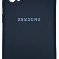 Накладка для Samsung Galaxy S20 Silicone cover без логотипа черная